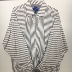 Egara - Button Up - Brown/ White - 3X